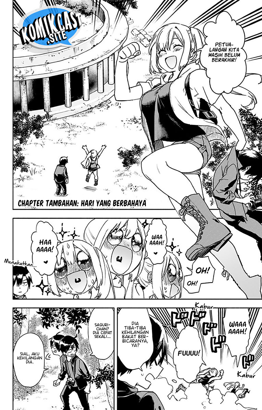 Saguri-chan Tankentai Chapter 35.5 Bahasa Indonesia